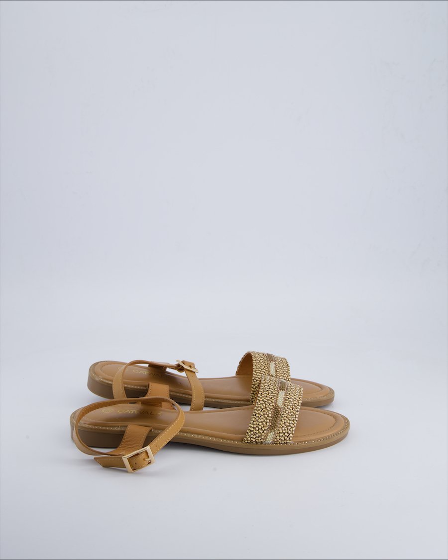 Catwalk Sandals Vegan leather Camel 39 EU