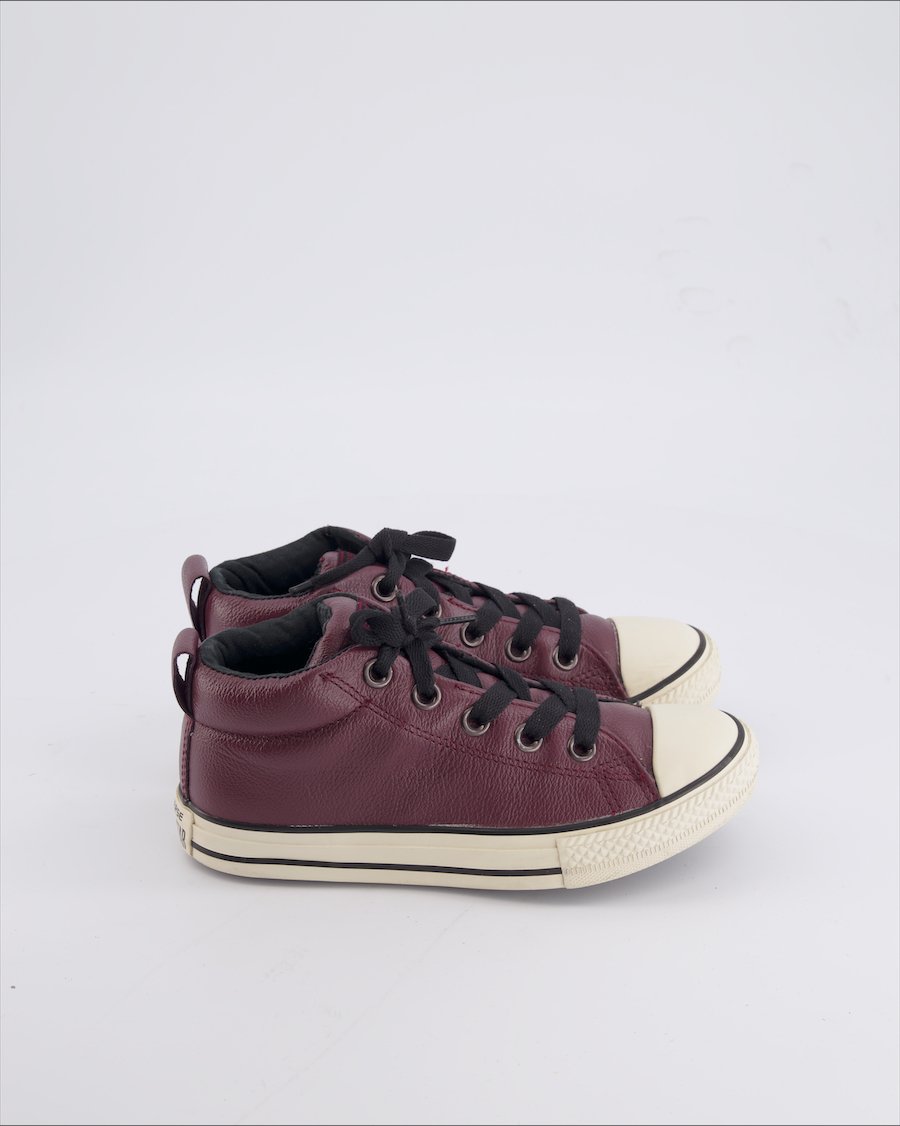 Converse Lace-up trainers Leather Burgundy EU 32