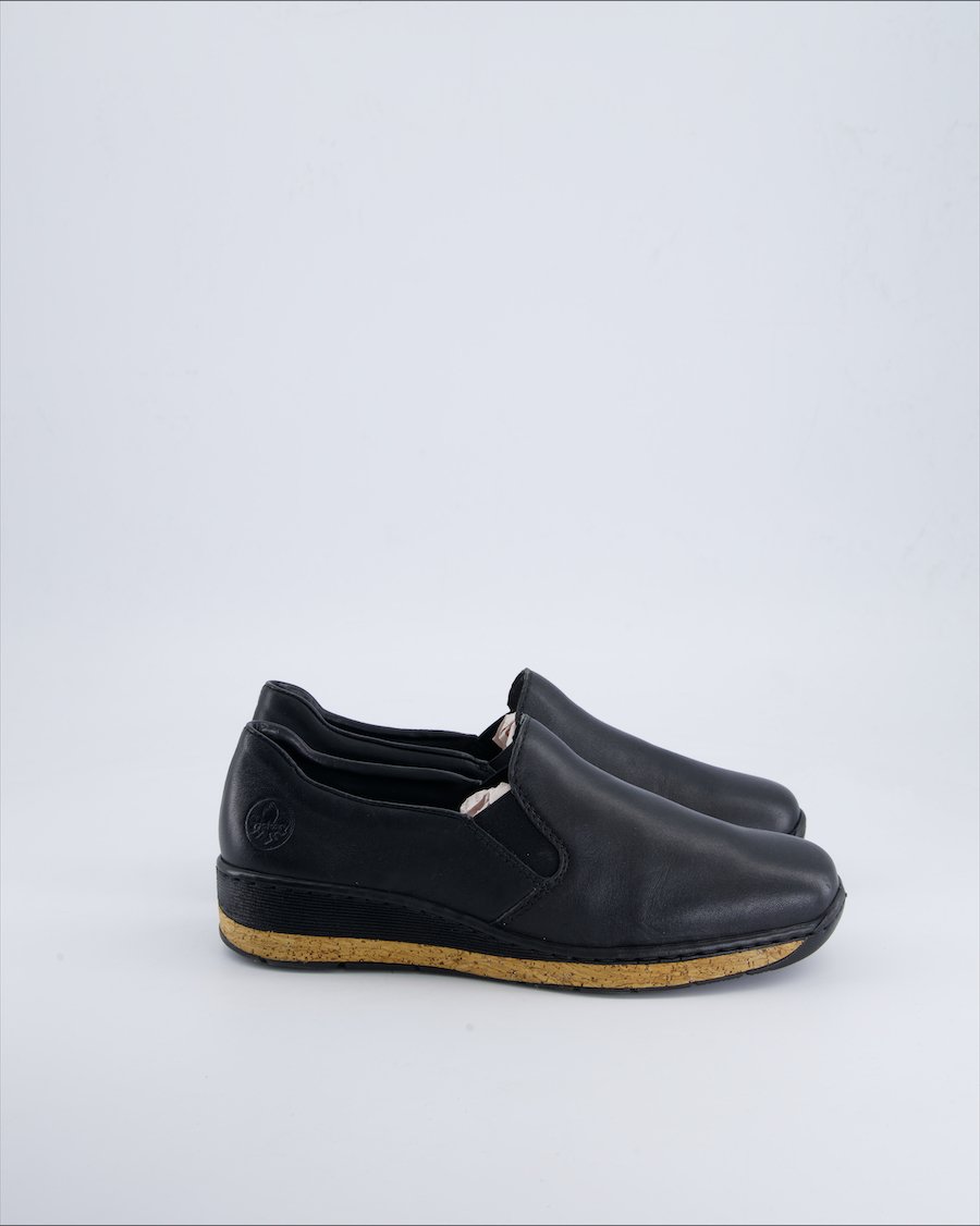 Rieker Flats Vegan leather Black 40 EU