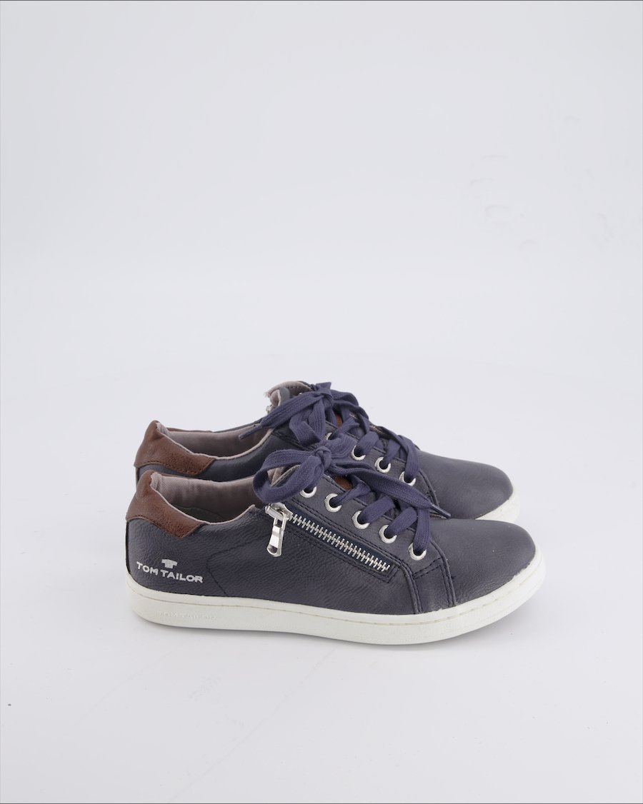 Tom Tailor Lace-up trainers Vegan leather Blue 33