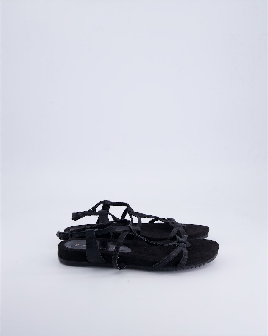 Tamaris Sandals Leather Black 39 EU