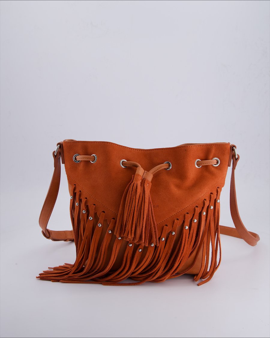 Lancaster Crossbody bags Suede Orange