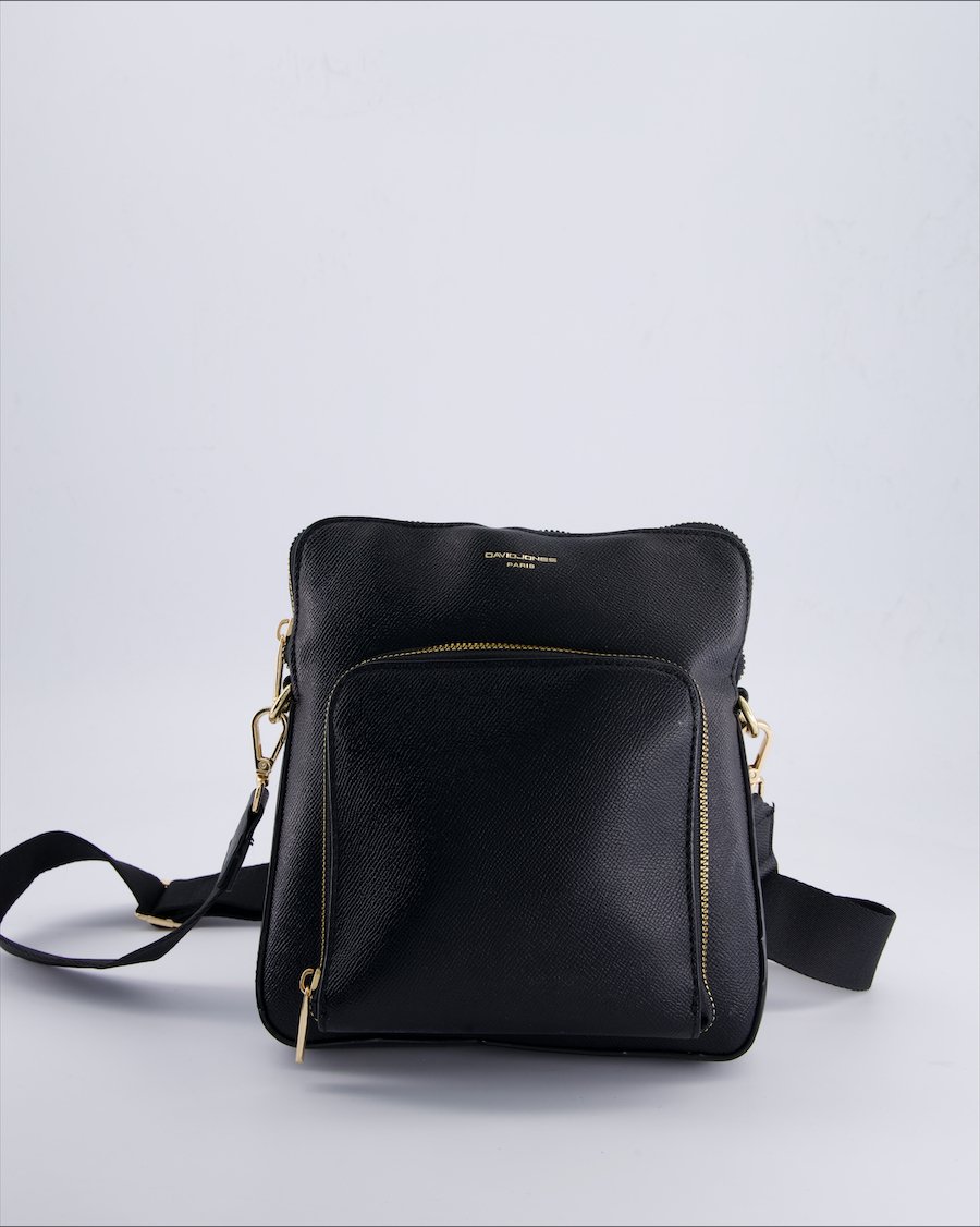 David Jones Crossbody bags Leather Black