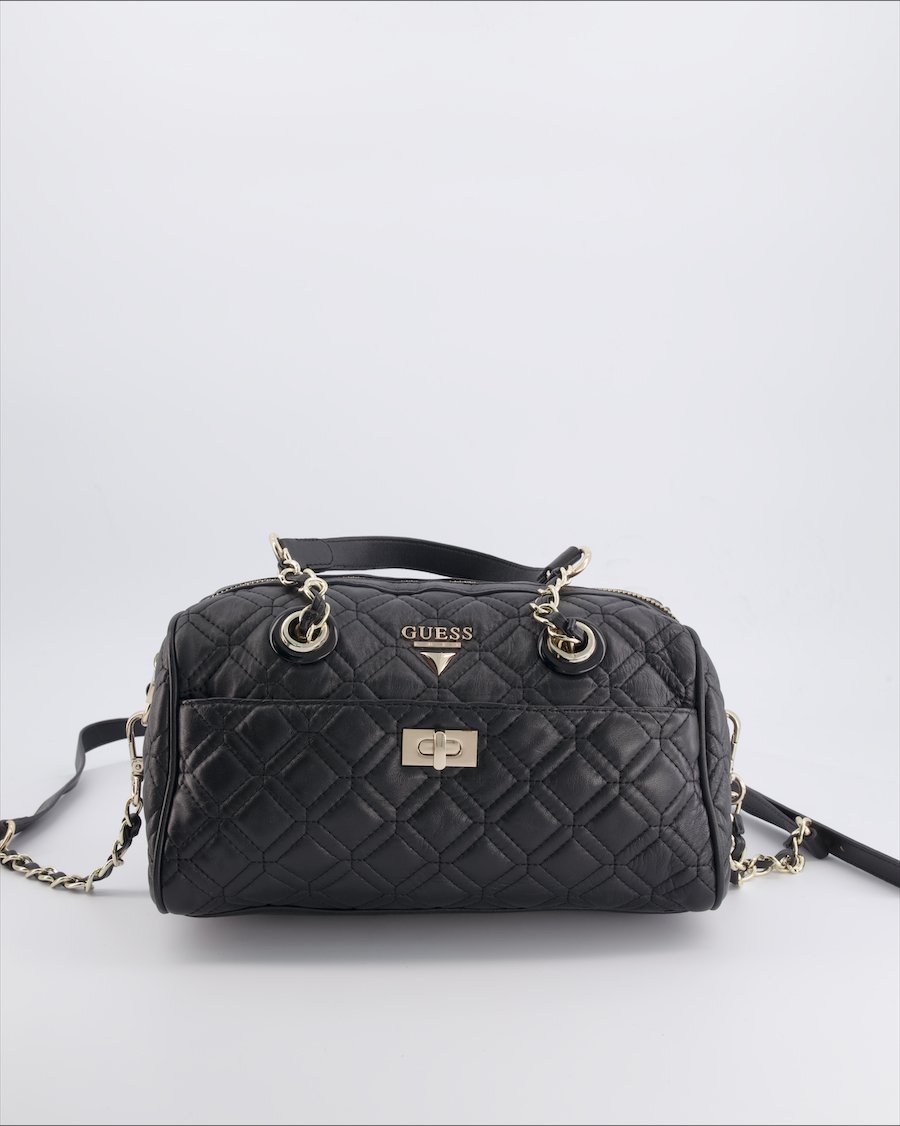 Guess Crossbody bags Leather Black