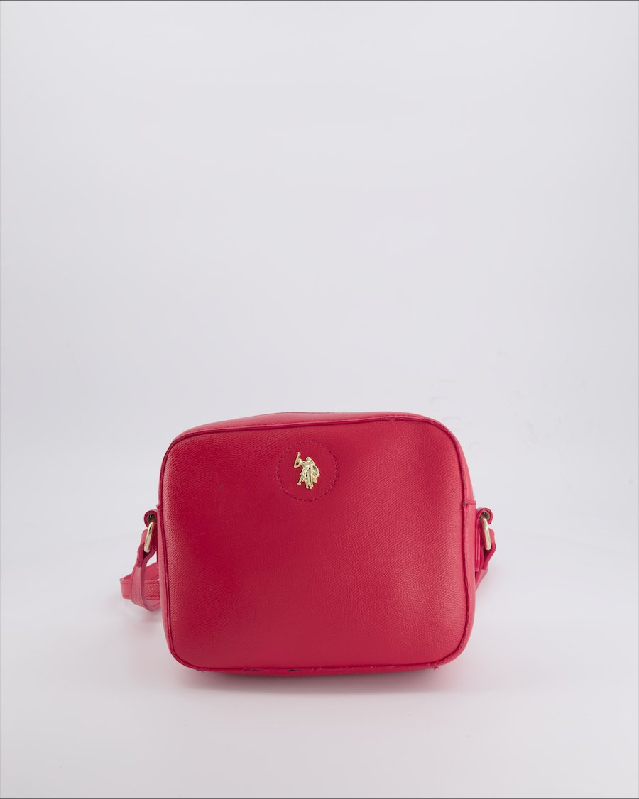 U.s. Polo Assn Crossbody bags Leather Red