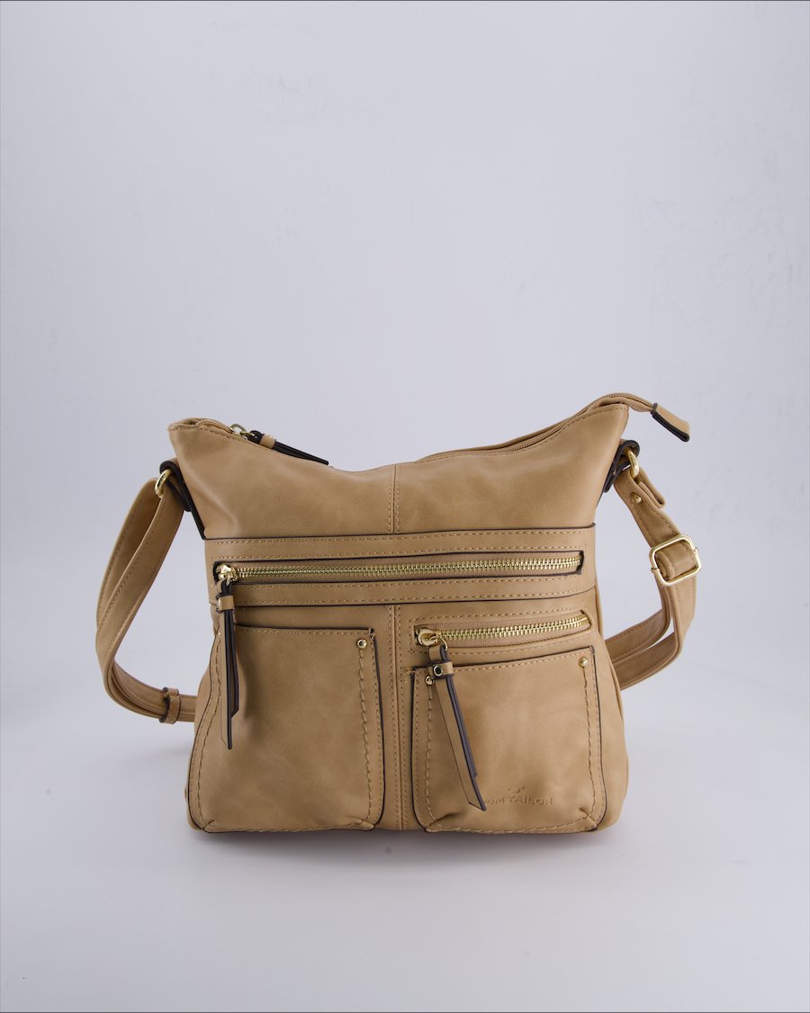 Tom Tailor Shoulder bags Leather Beige