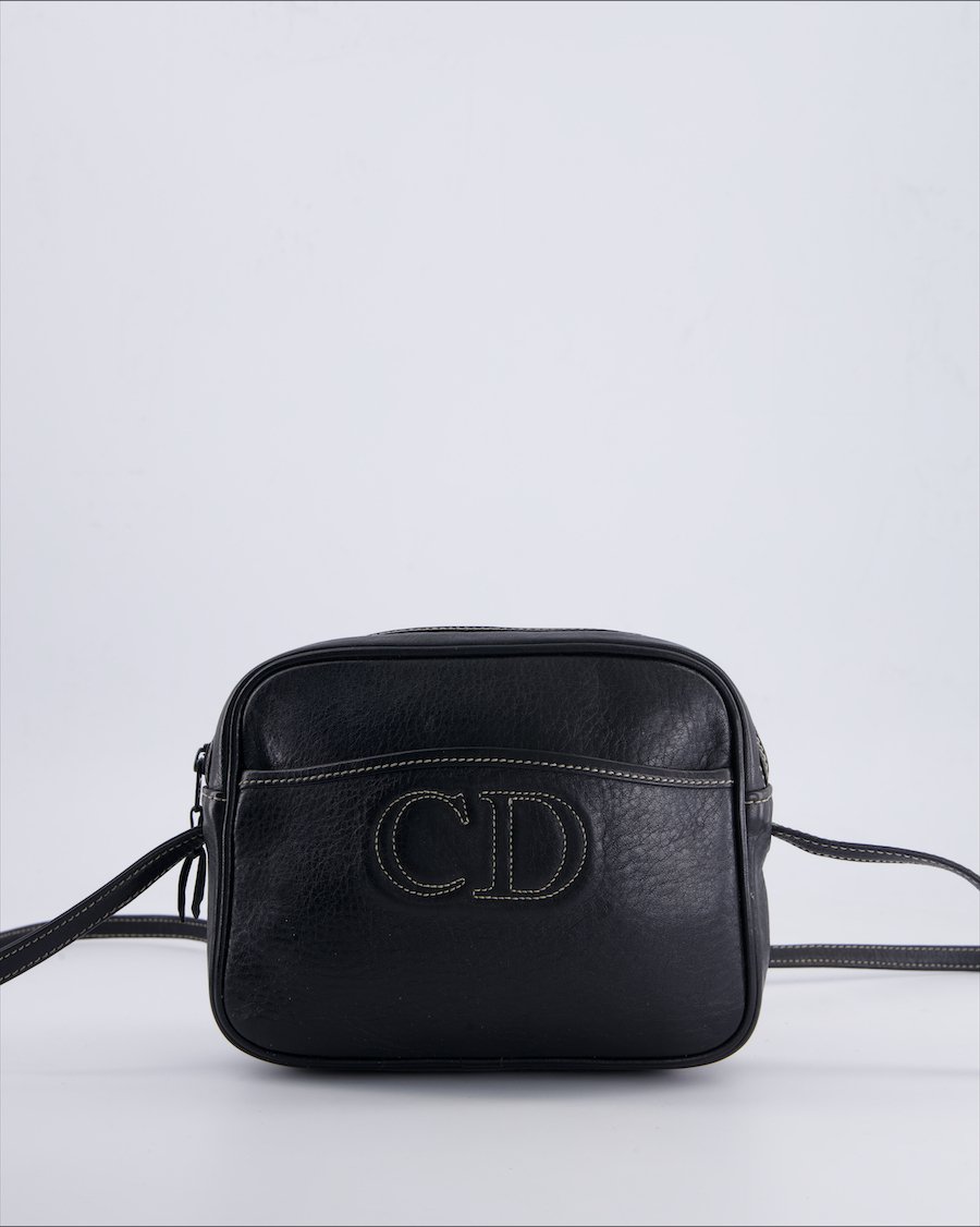 Christian Dior Crossbody bags Leather Black