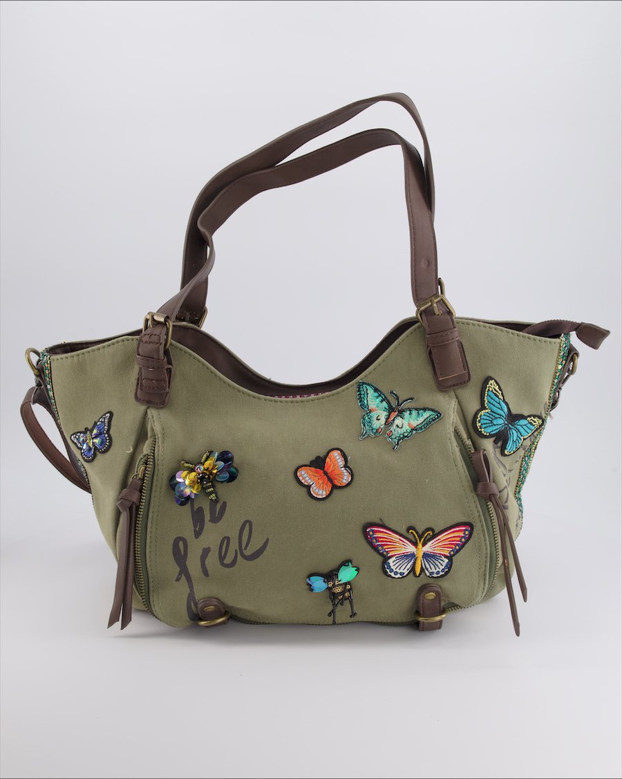 Desigual Shoulder bags Cloth Khaki