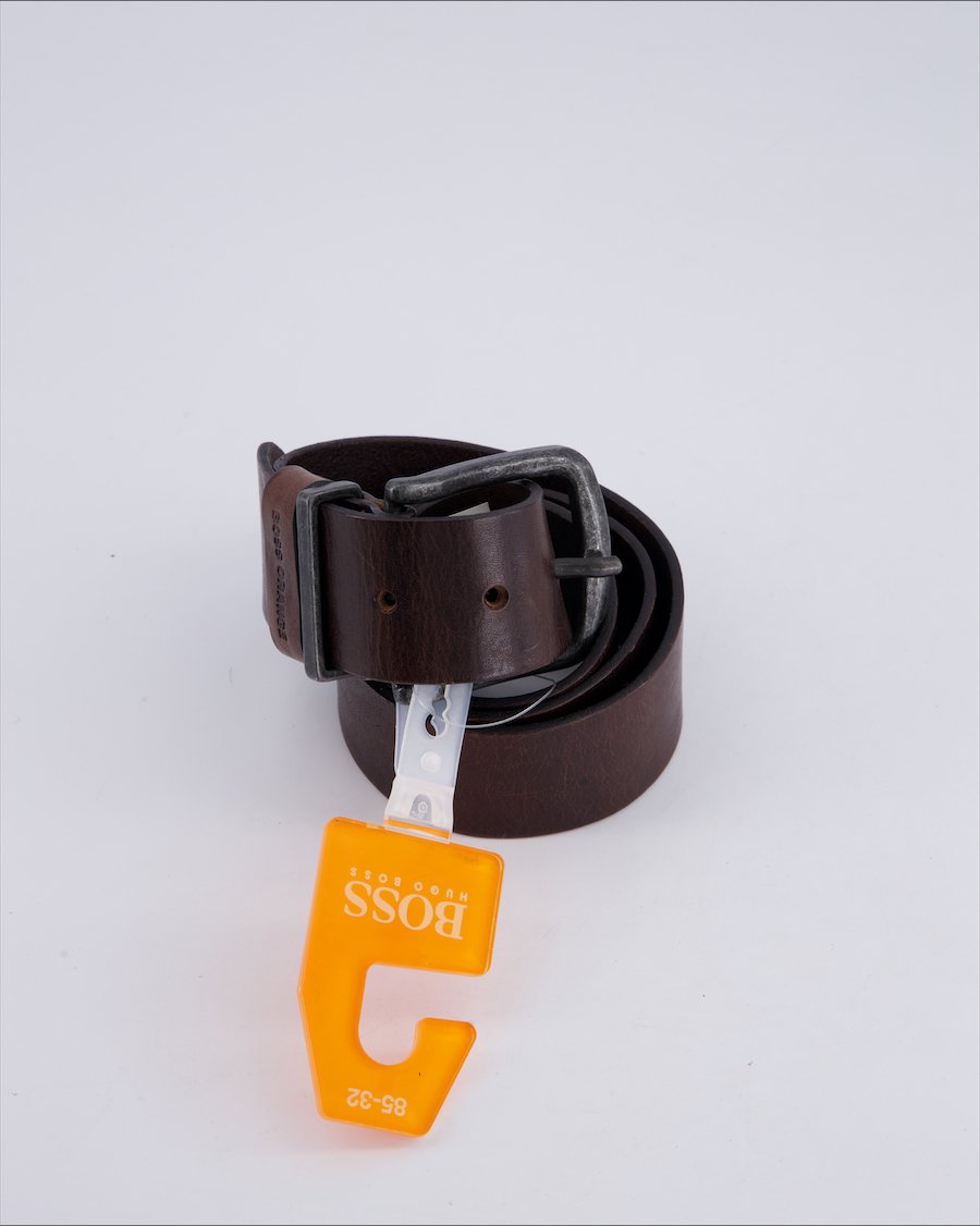 Hugo Boss Belts Leather Brown 85 cm
