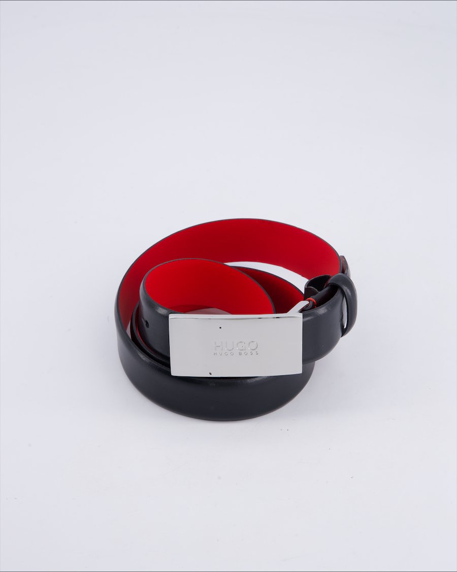 Hugo Boss Belts Leather Black 85 cm