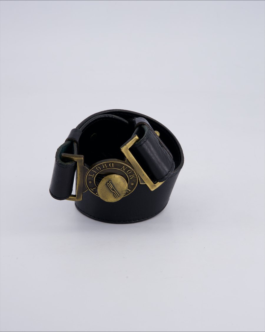 Jil Sander Chains Leather Black 75 cm