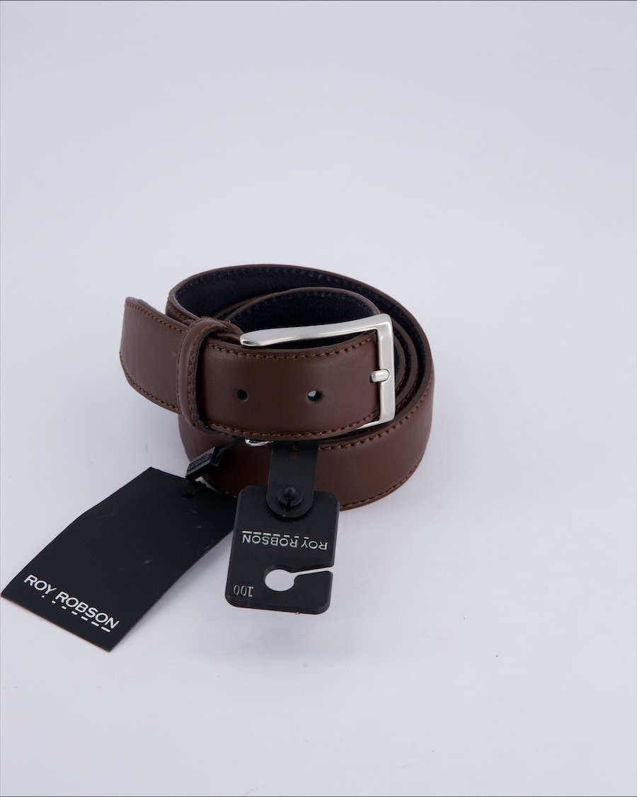 Roy Robson Belts Leather Brown 100 cm