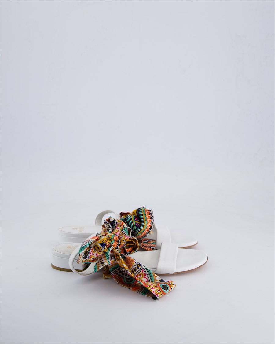Navyboot Sandals Leather White 37 EU