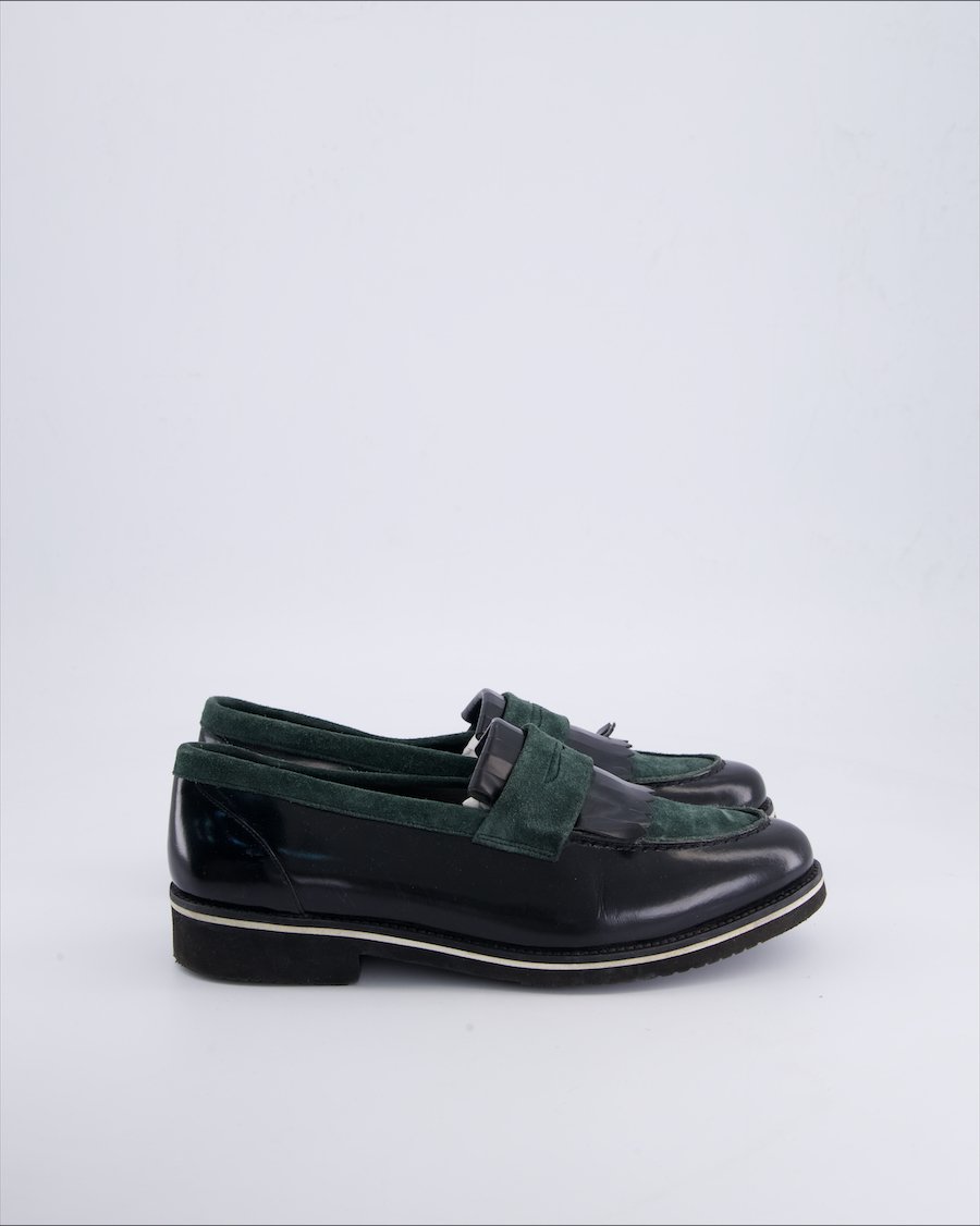 Navyboot Flats Leather Black 41 EU