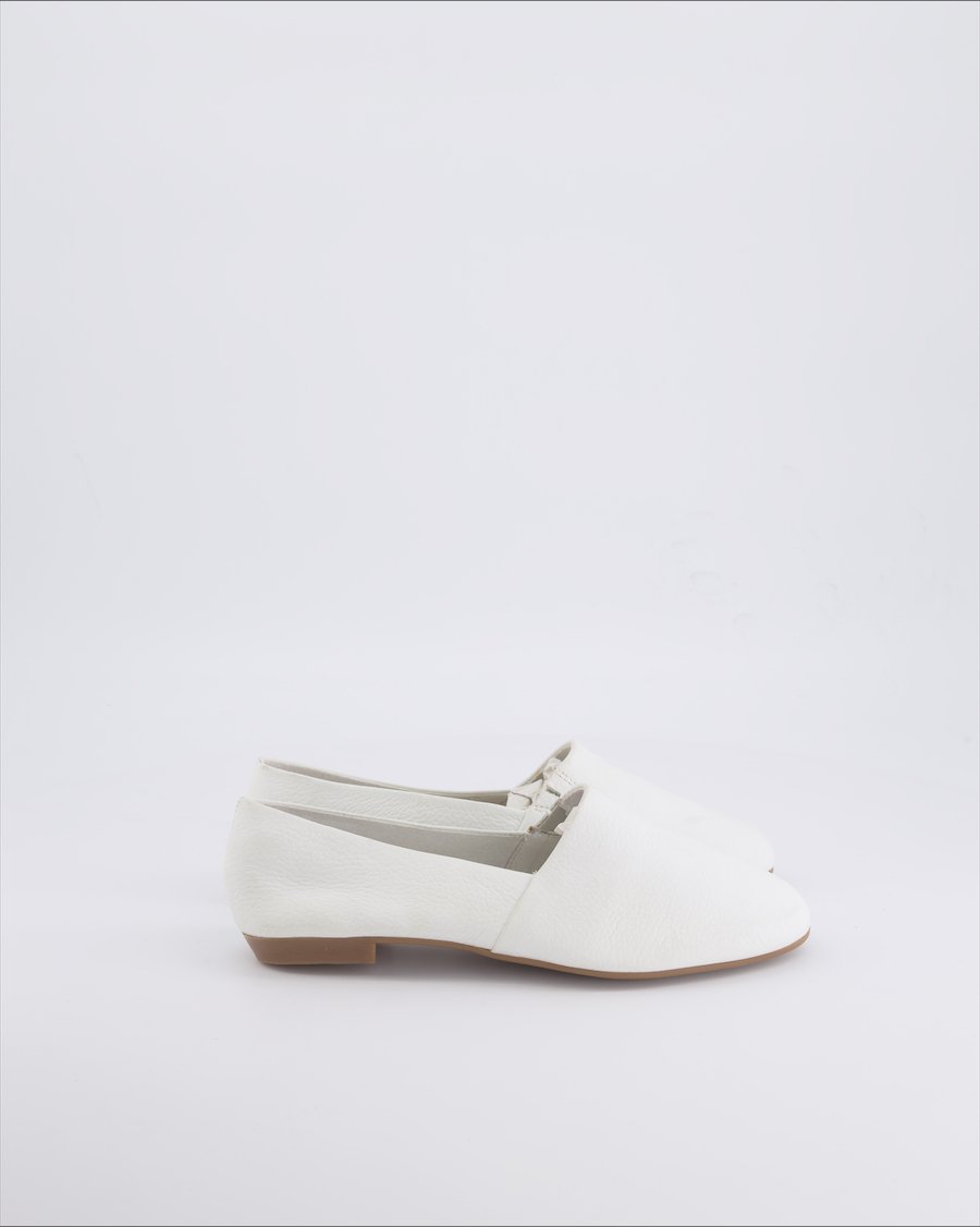 Hush Puppies Flats Leather White 38.5 EU
