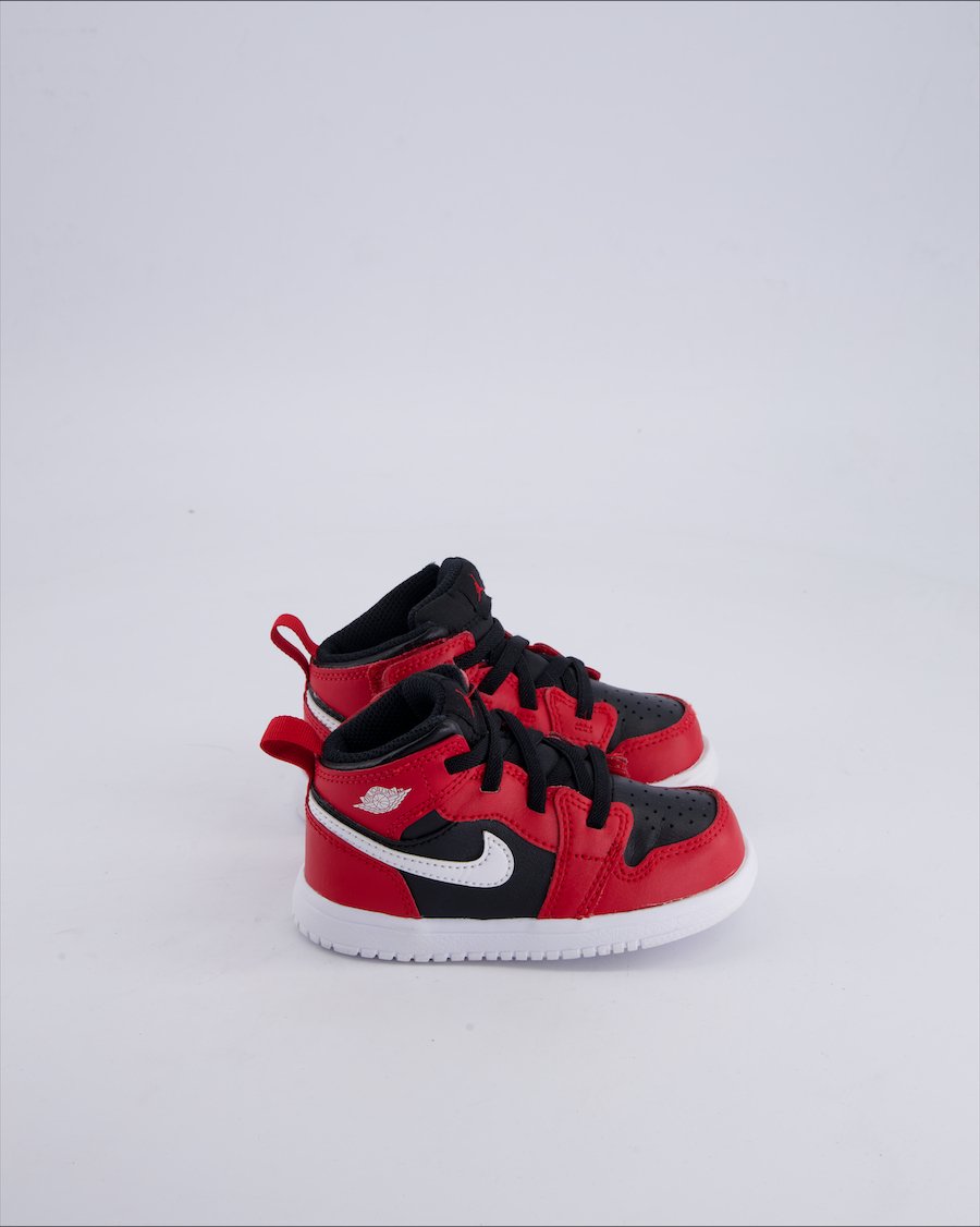 Nike Jordan 1 Mid Slip-on trainers Leather Red EU 23