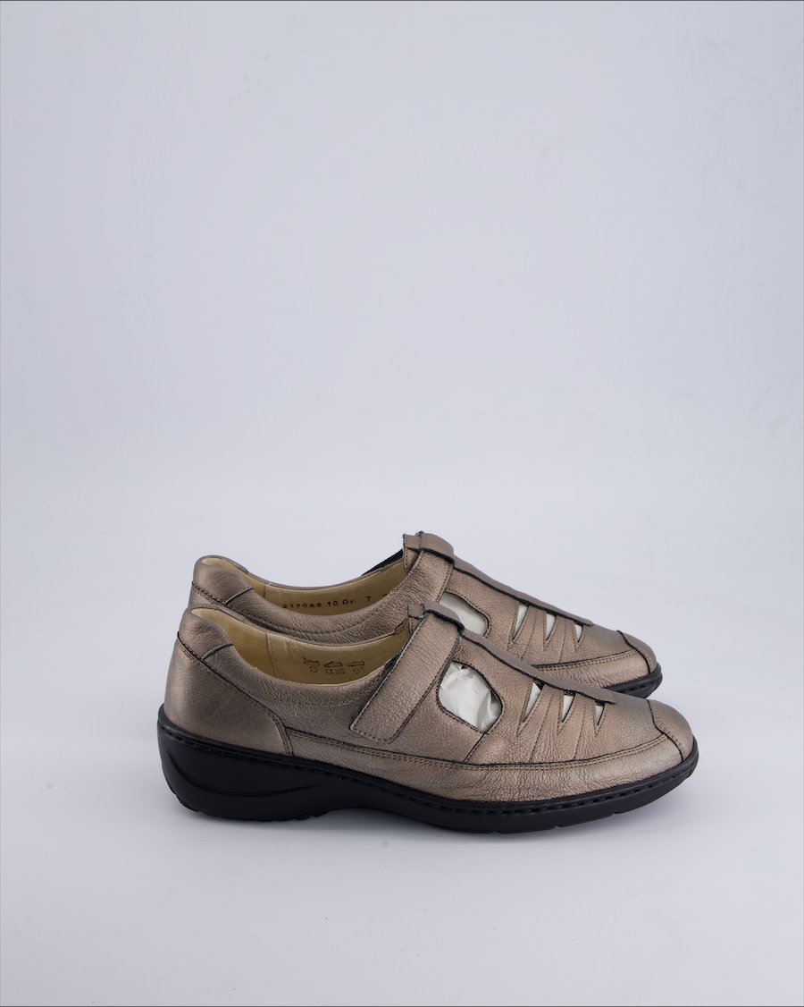 Waldlaufer Flats Leather Metallic 40.5 EU