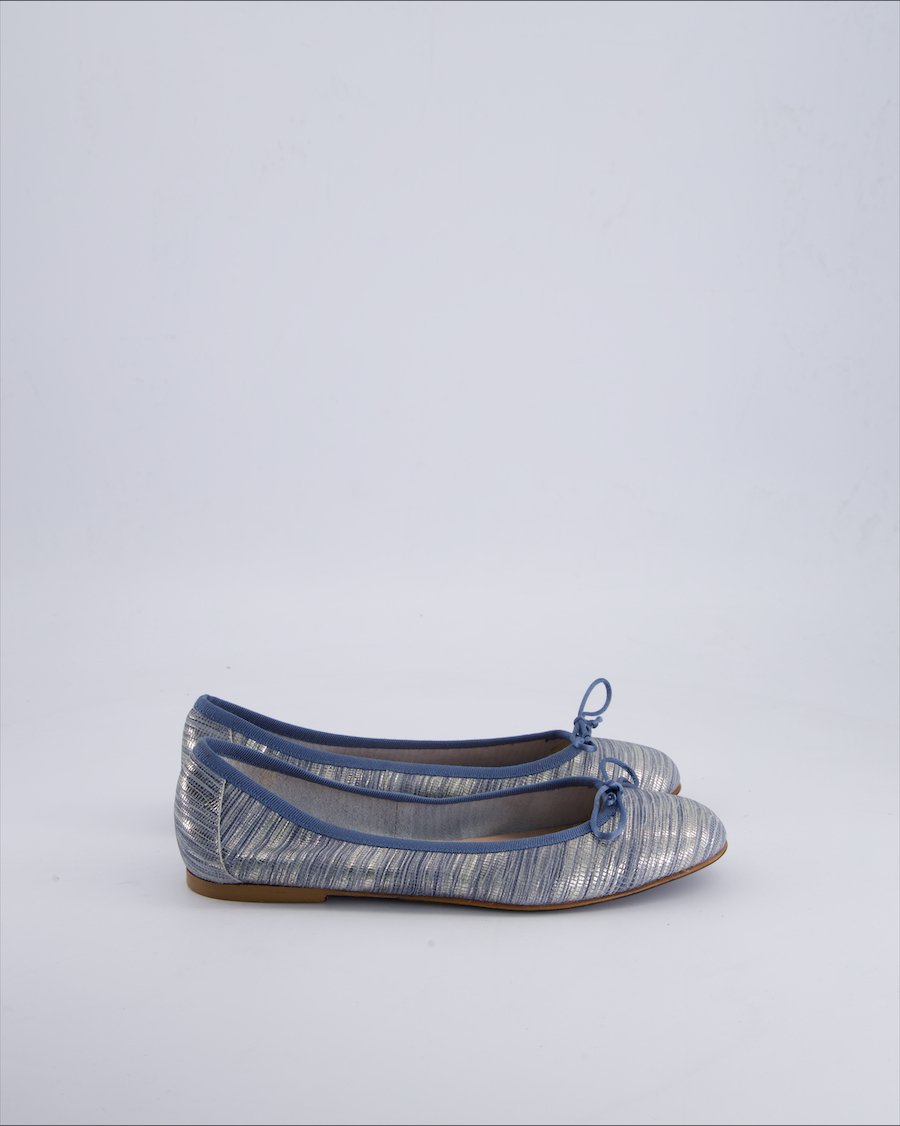Brunate Ballet flats Leather Blue 37 EU
