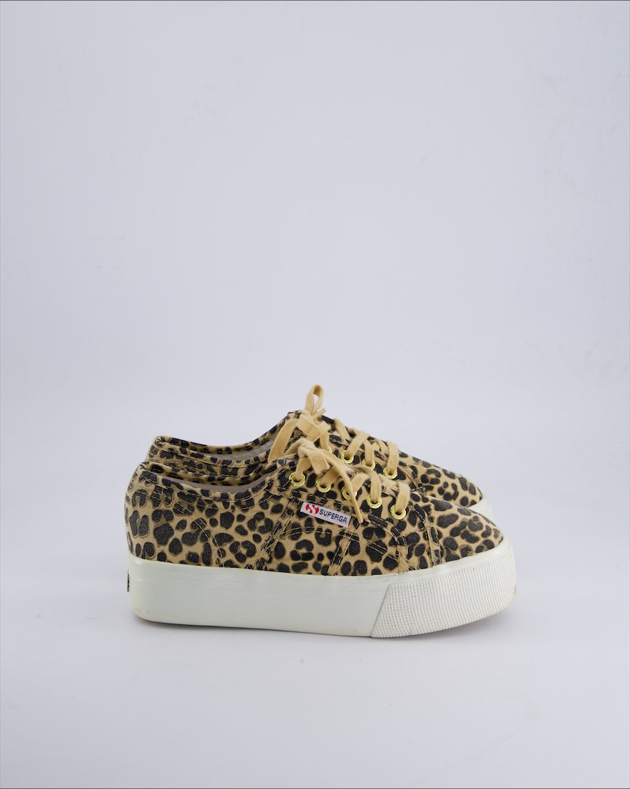 Superga Trainers Cloth Beige 38 EU