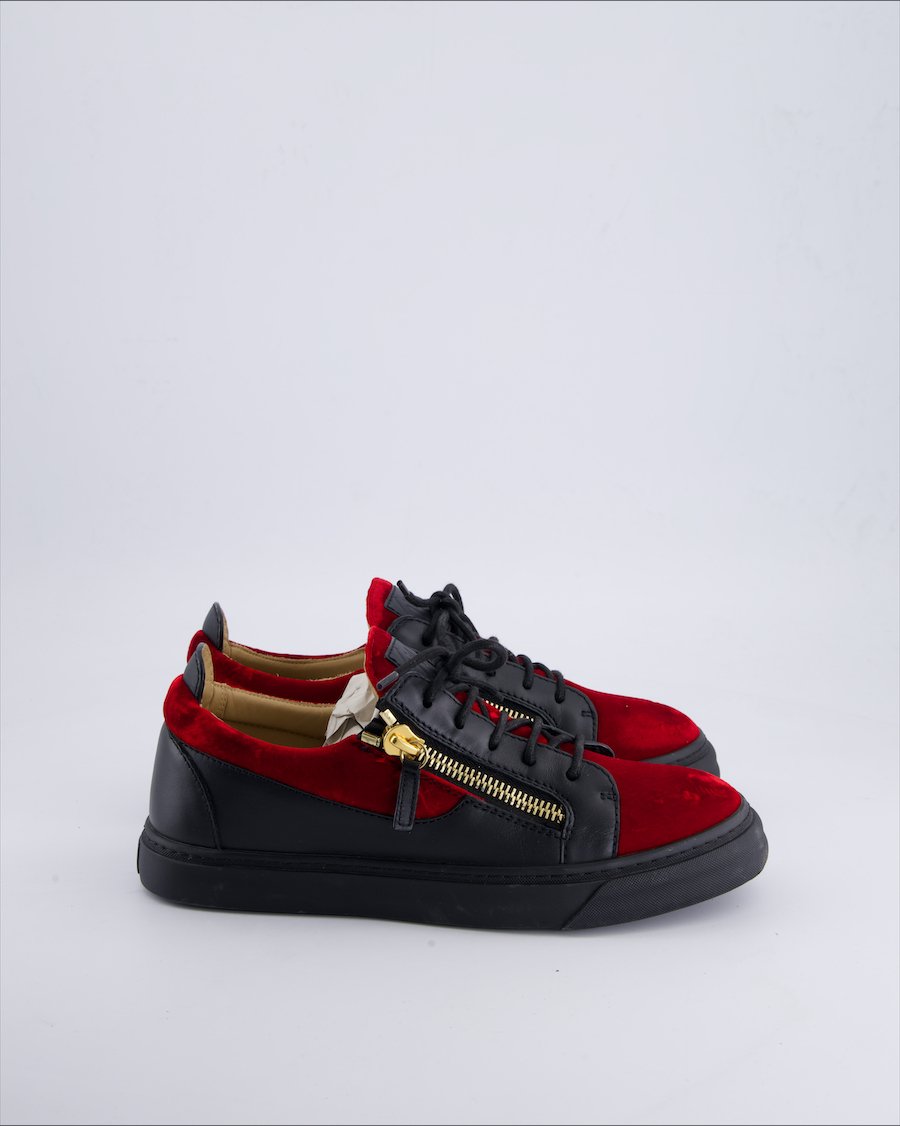 Giuseppe Zanotti Low trainers Velvet Red 40 EU