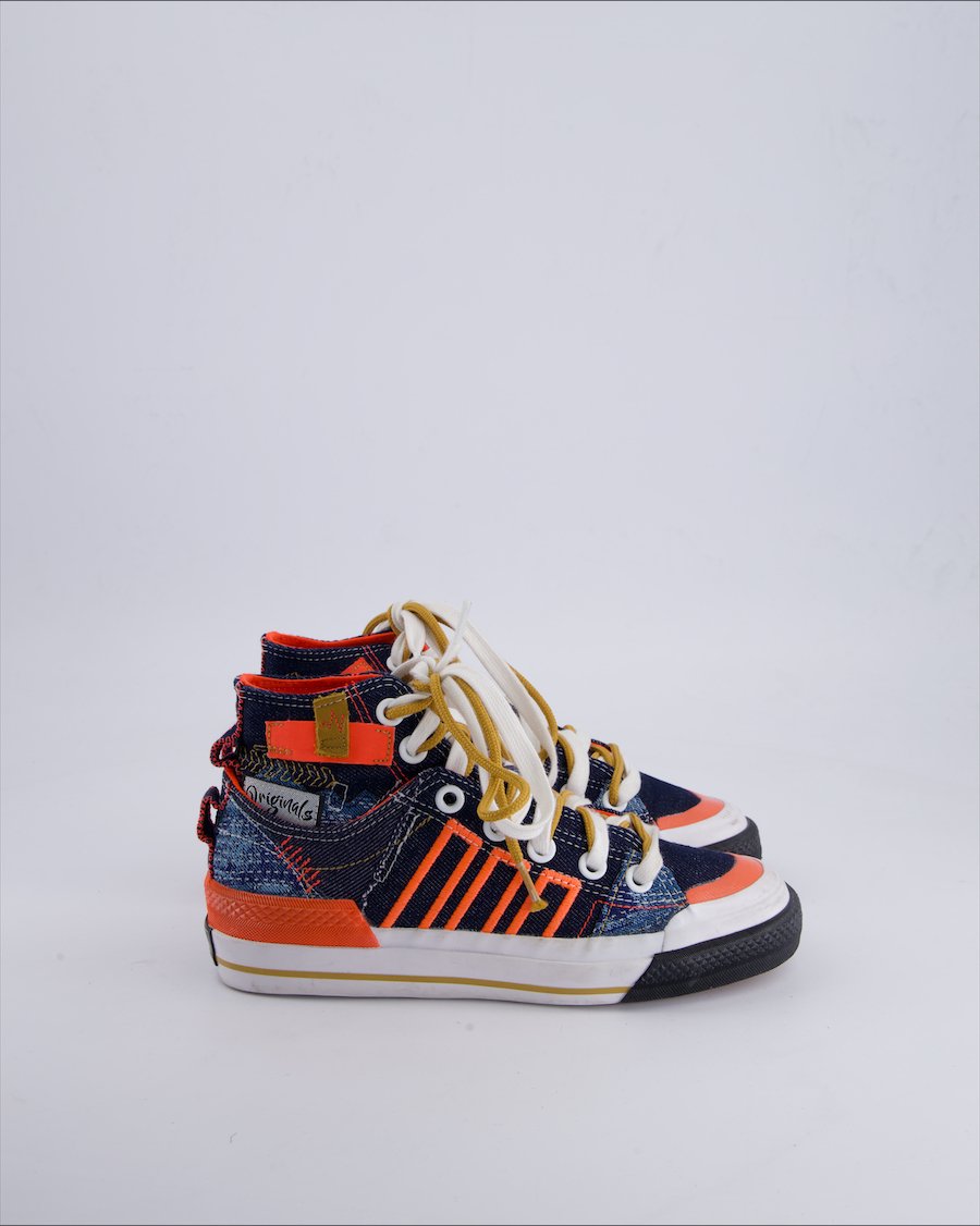 Adidas Nizza Trainers Cloth Blue 36 EU