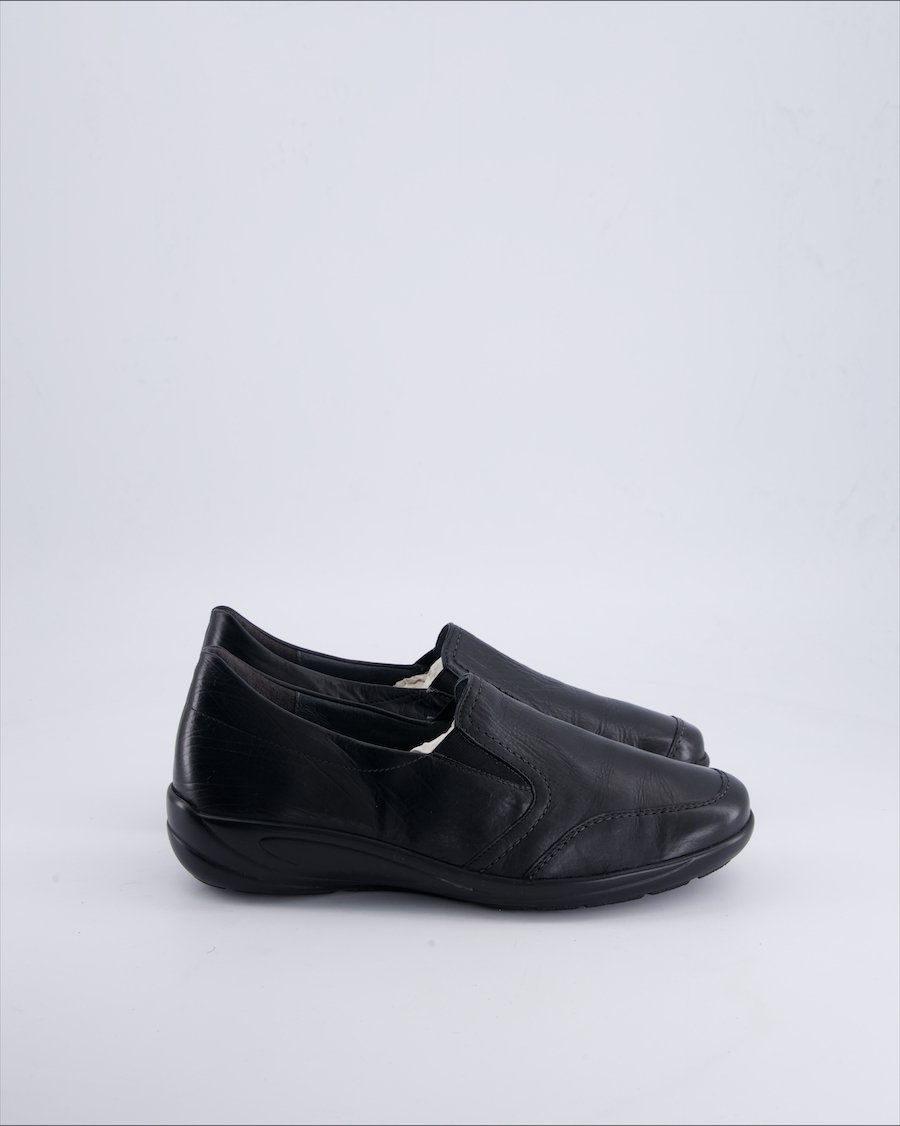 Waldlaufer Flats Leather Black 39 EU