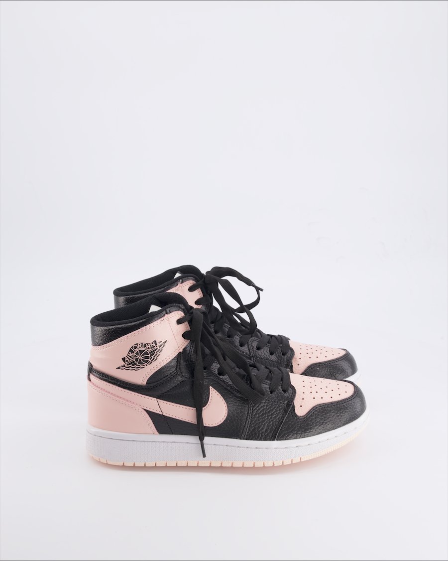 Jordan 1 Retro High Trainers Leather Pink 40 EU