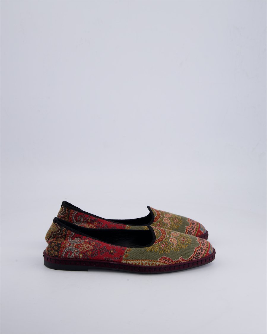 Etro Flats Cloth Multicolour 37 EU