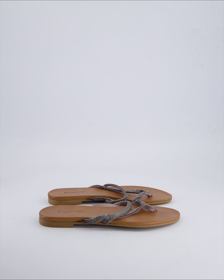 Inuovo Sandals Leather Grey 40 EU
