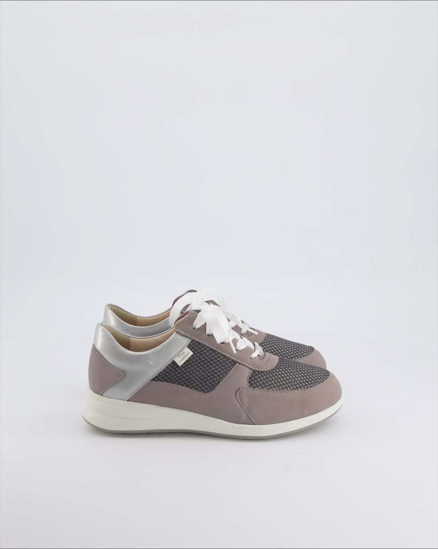 Finn Comfort Trainers Leather Silver 38 EU