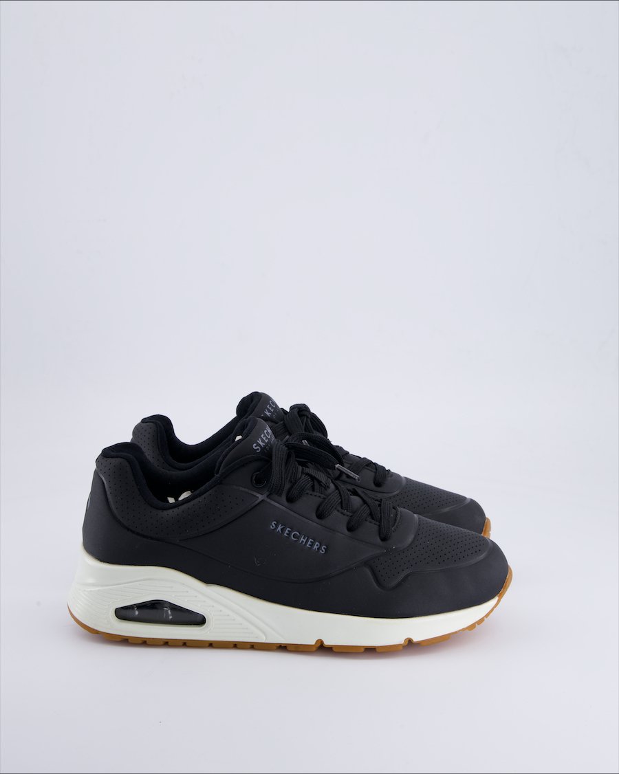 Skechers Trainers Leather Black 38 EU