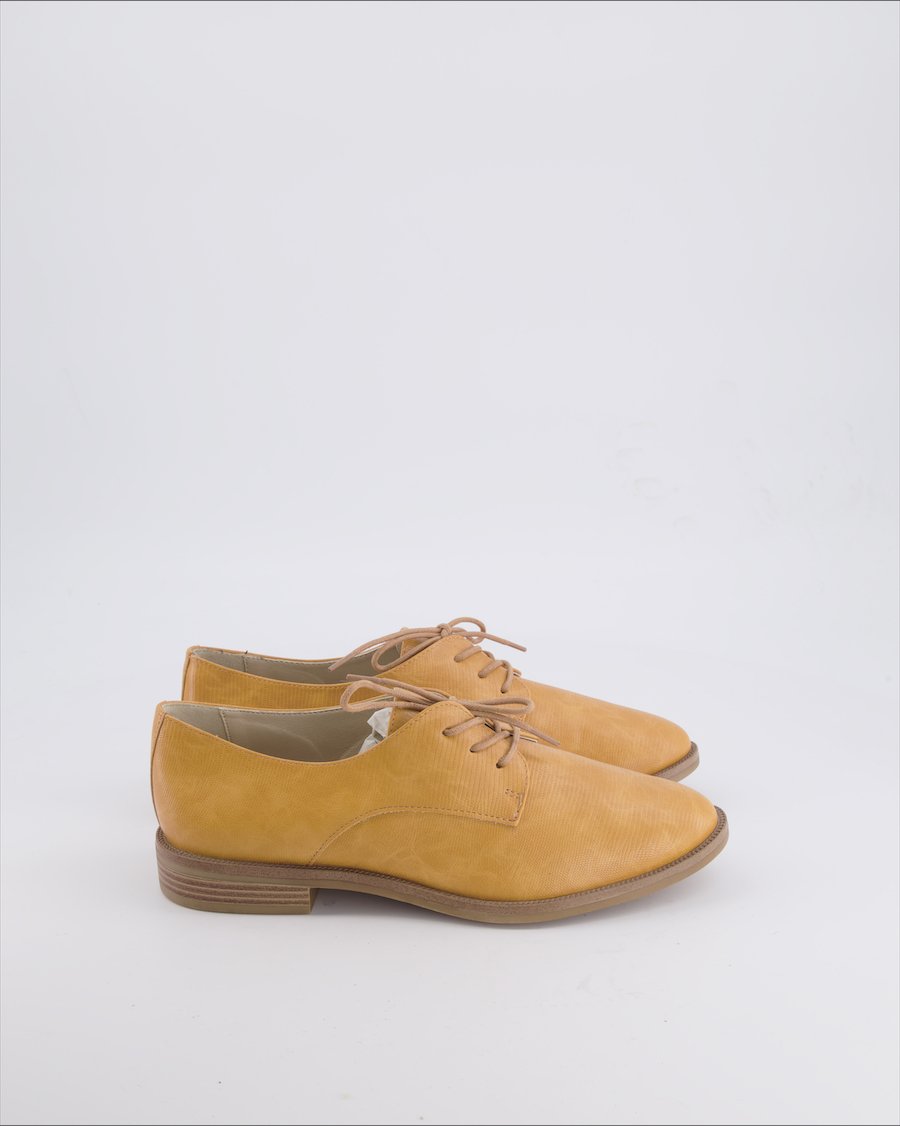 Graceland Lace ups Vegan leather Yellow 40 EU