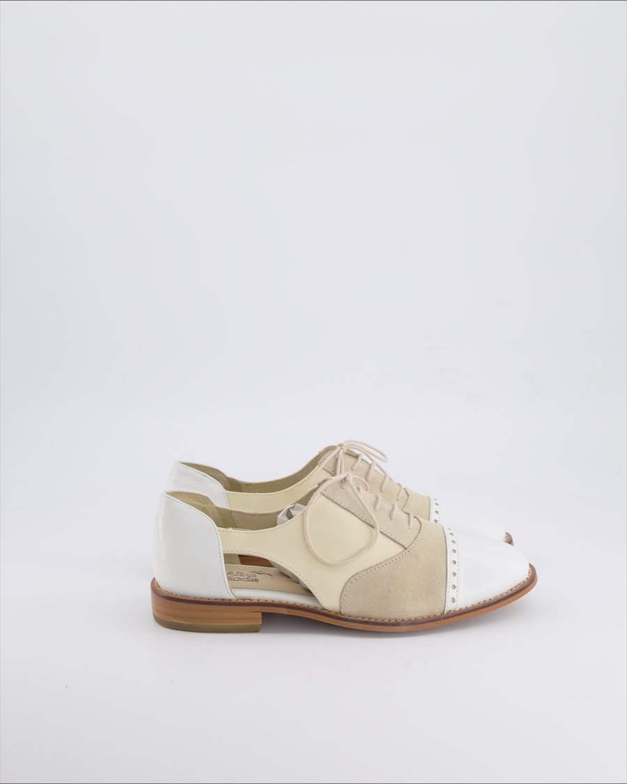 Alba Moda Flats Leather White 39 EU