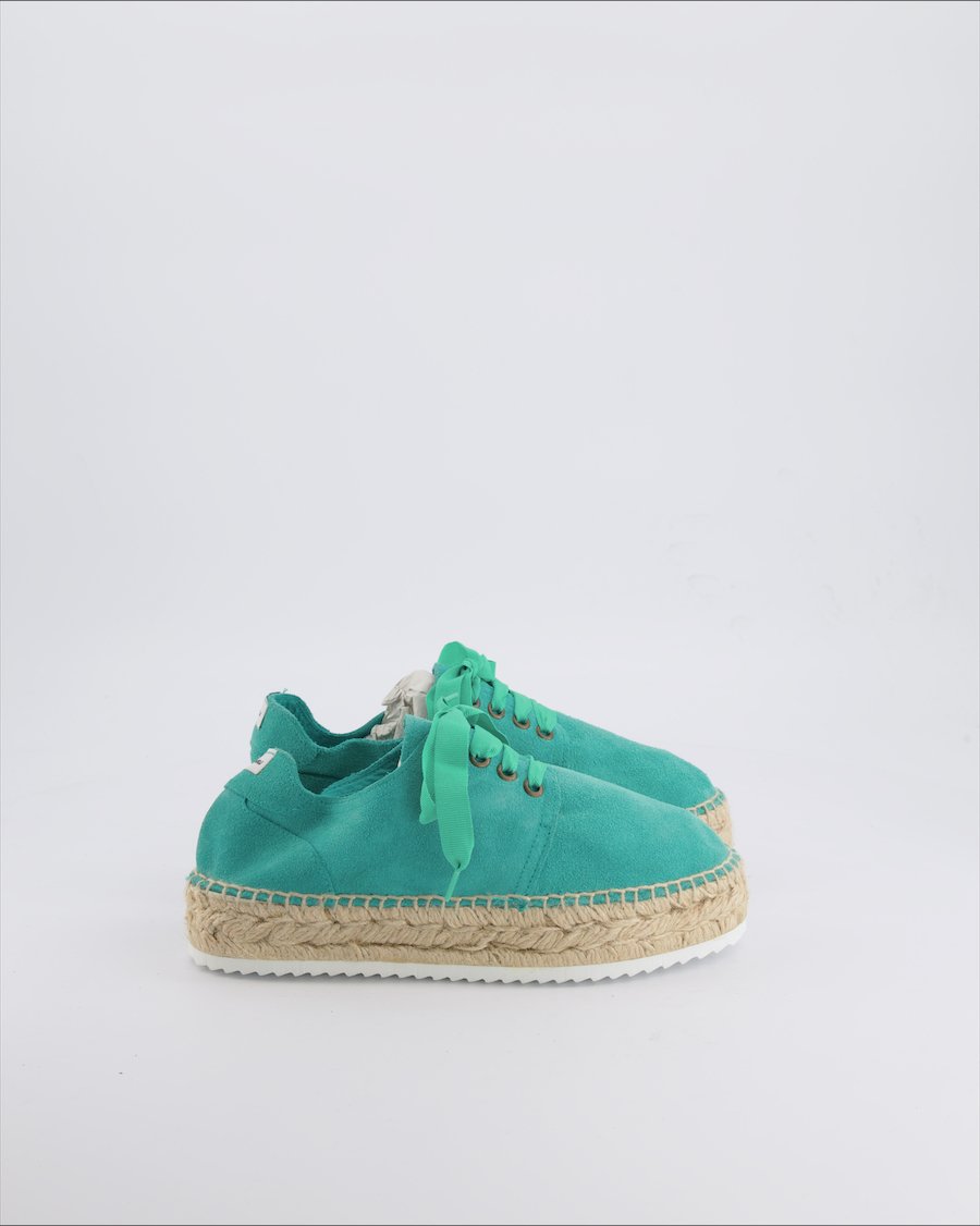 Norkinas Espadrilles Suede Turquoise 37 EU