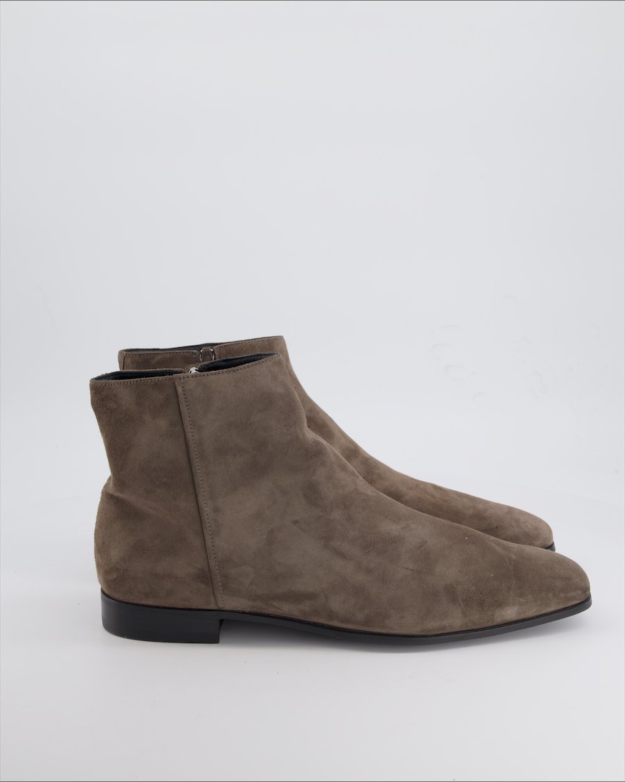 Prada Boots Suede Ecru 45 EU