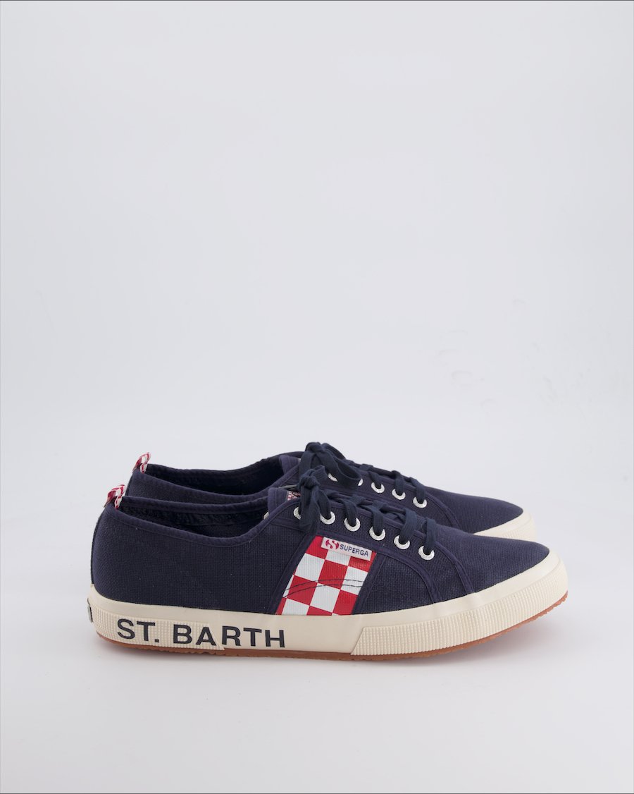 Superga X St. Barth Trainers Cloth Navy 46 EU