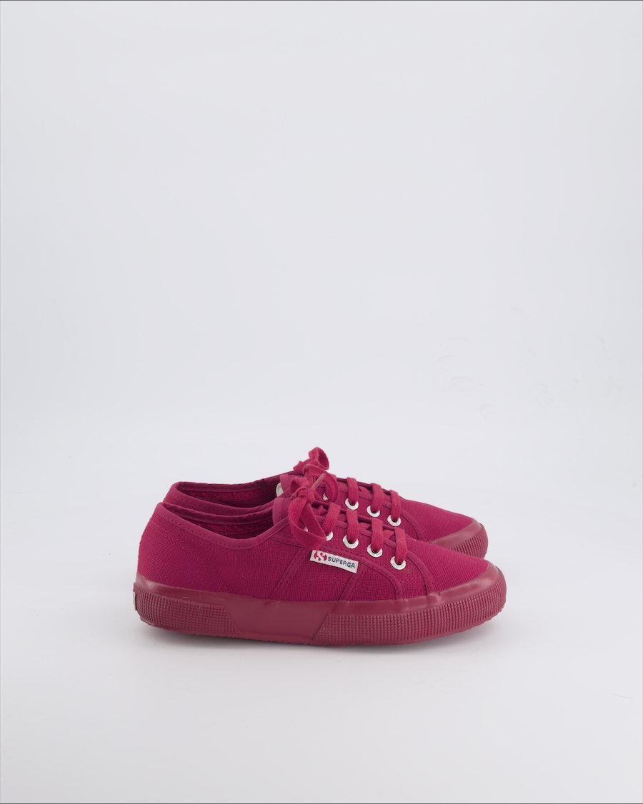 Superga Trainers Cloth Burgundy 37 EU