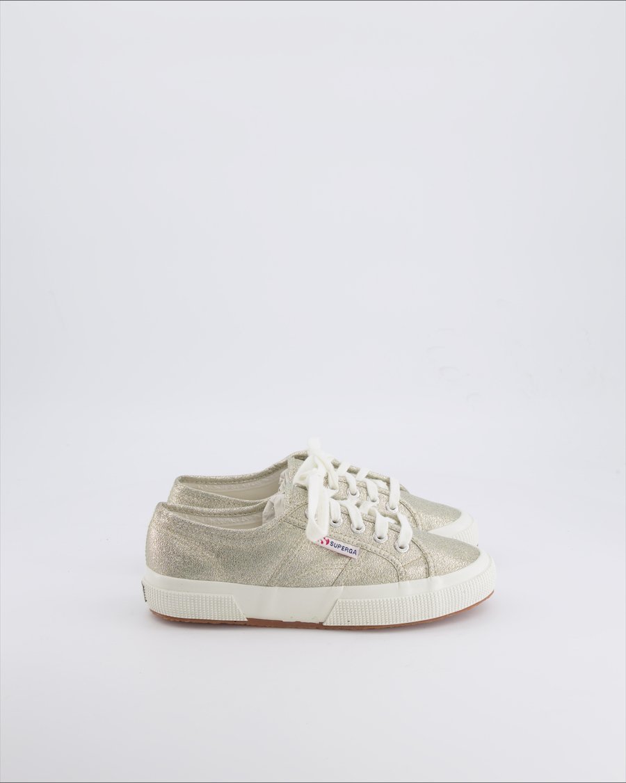 Superga Trainers Leather Gold 36 EU