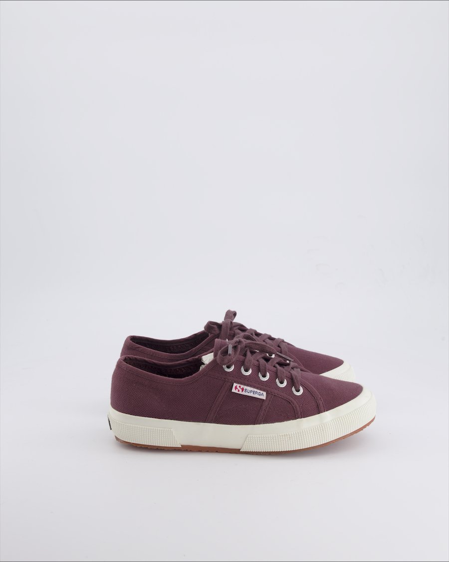 Superga Trainers Cloth Burgundy 38 EU