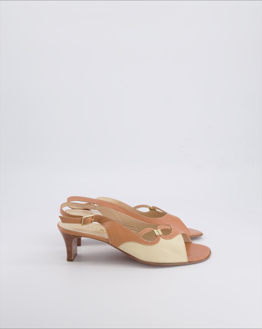 Majora Heels Leather Camel 39.5 EU