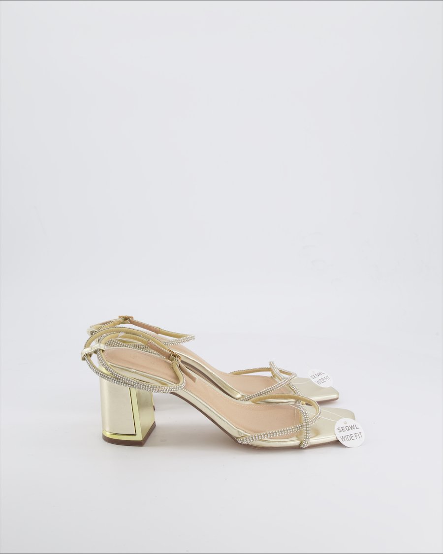 Seqwl Heels Leather Gold 40 EU