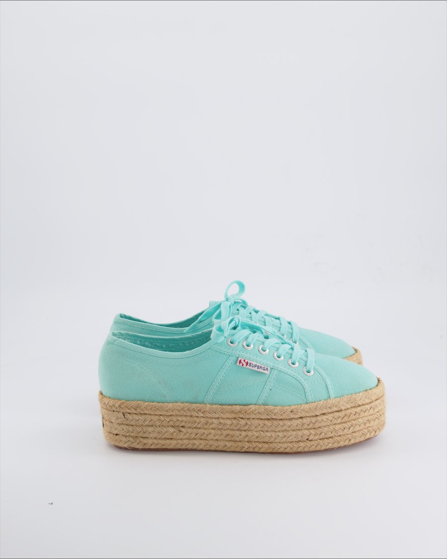 Superga Trainers Cloth Turquoise 40 EU