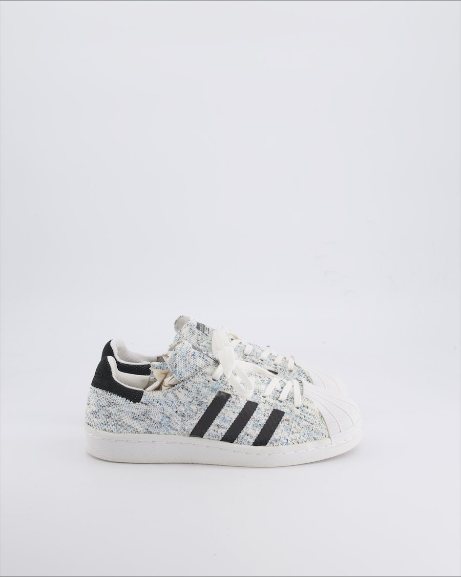 Adidas Superstar 80s Primeknit Trainers Cloth White 38 EU