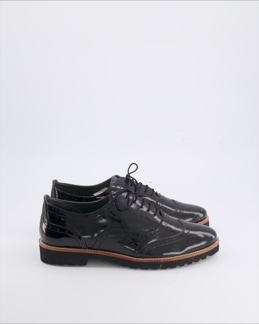 Pier One Lace ups Leather Black 42 EU