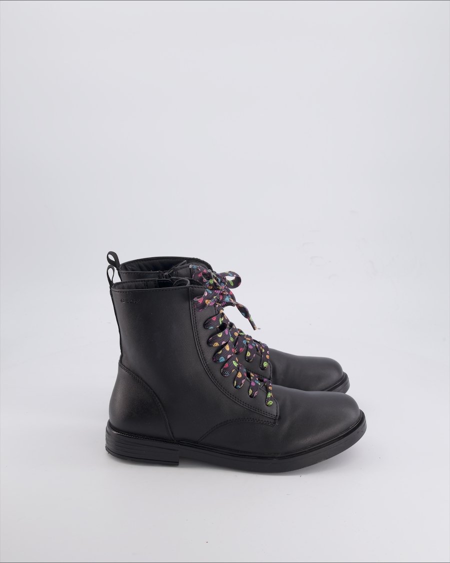 Geox Ankle Boots Leather Black 38 EU