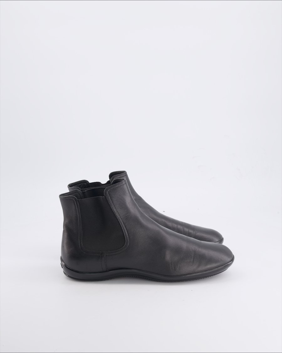 Hogan Ankle Boots Leather Black 38 EU