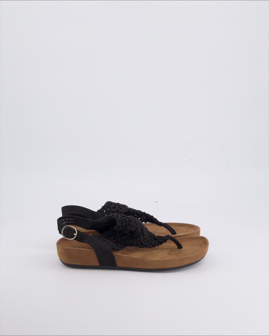 Graceland Sandals Cloth Black 37 EU