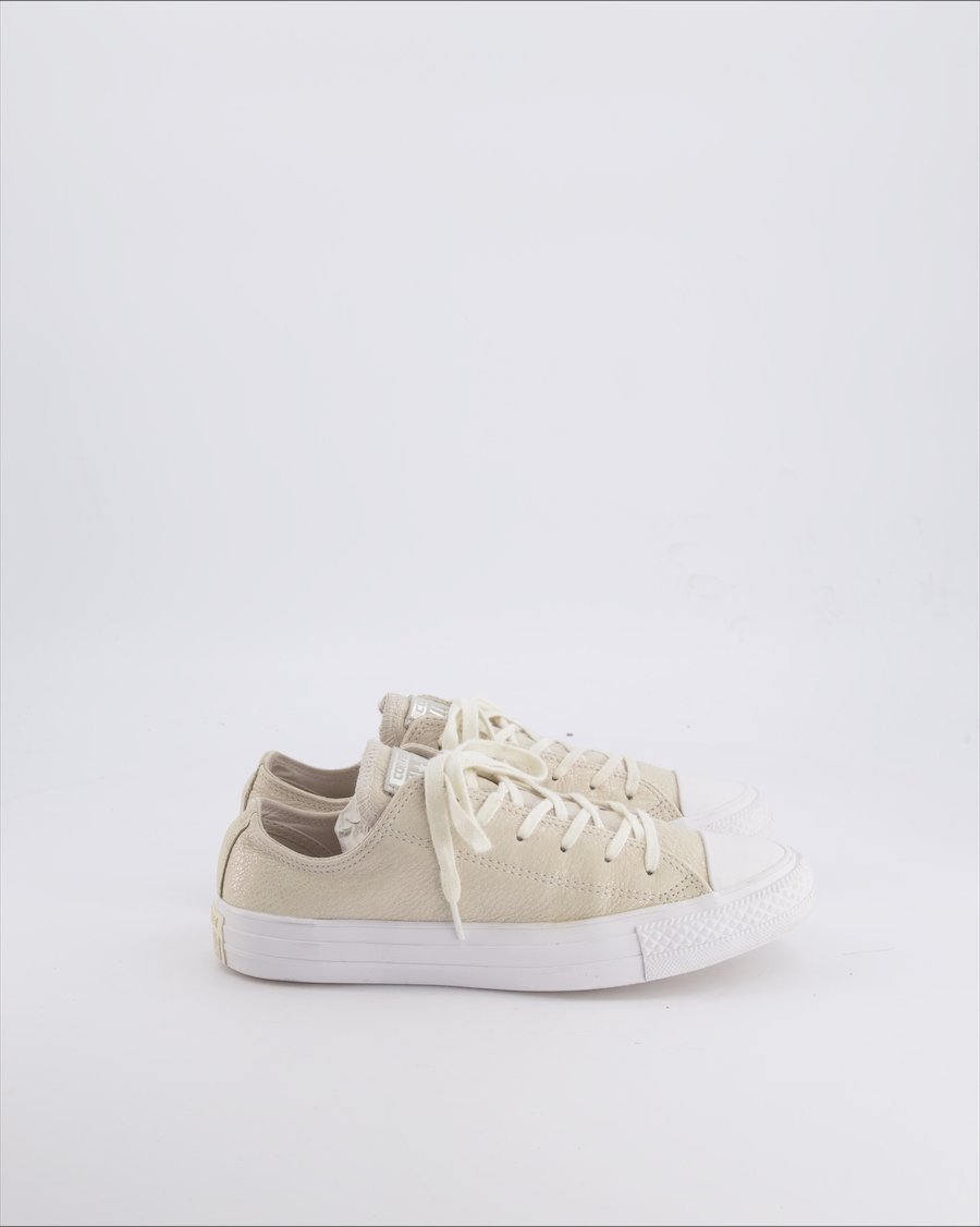 Converse Trainers Leather Beige 37.5 EU