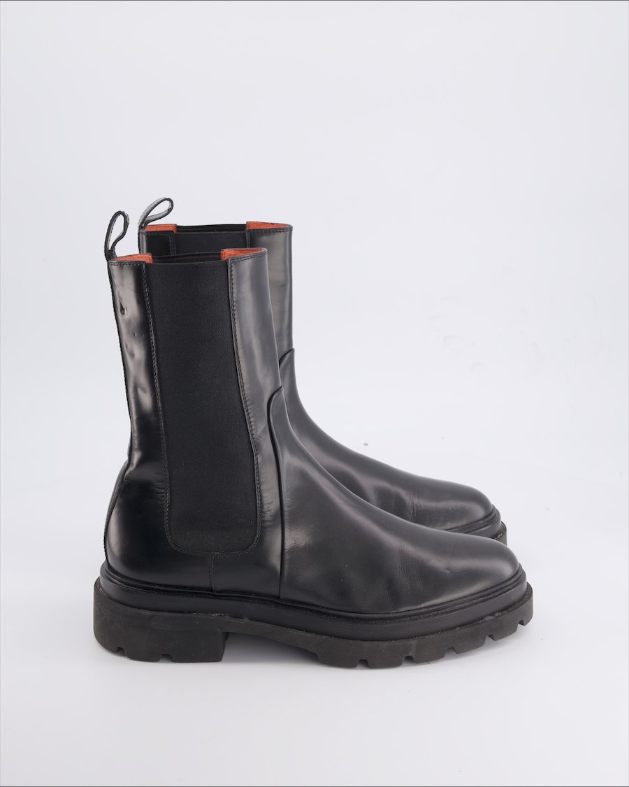 Santoni Others Leather Black 40 EU