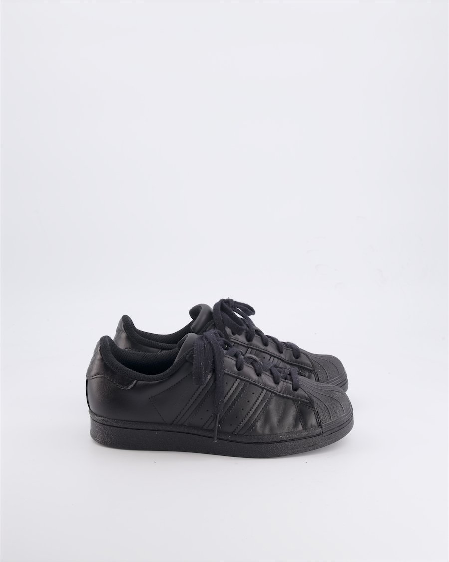 Adidas Superstar Trainers Leather Black 37.5 EU